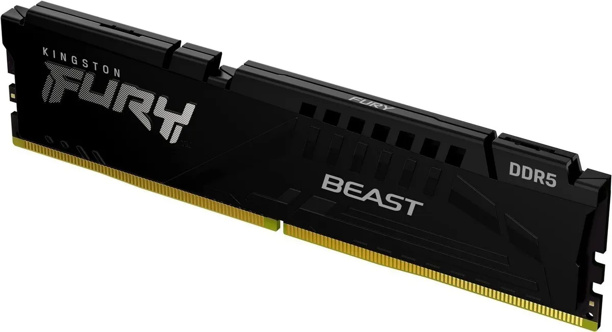 Модуль пам`ятi DDR5 32GB/6000 Kingston Fury Beast Black (KF560C36BBE-32) - зображення 1