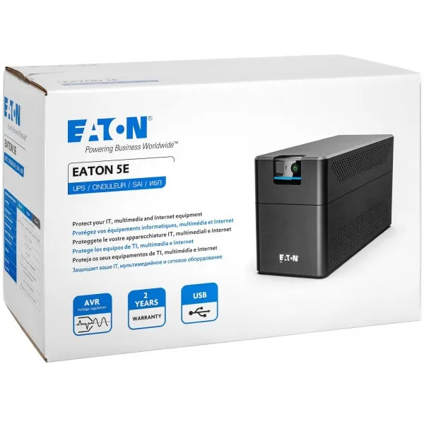 Джерело безперебійного живлення Eaton 5E G2, 1200VA/660W, USB (5E1200UD) - мініатюра 4