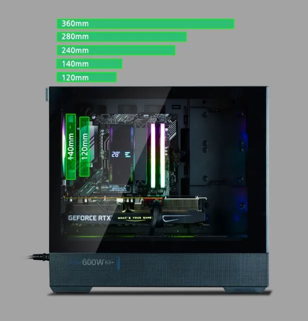 Корпус Zalman P30 Air Black без БЖ - мініатюра 20