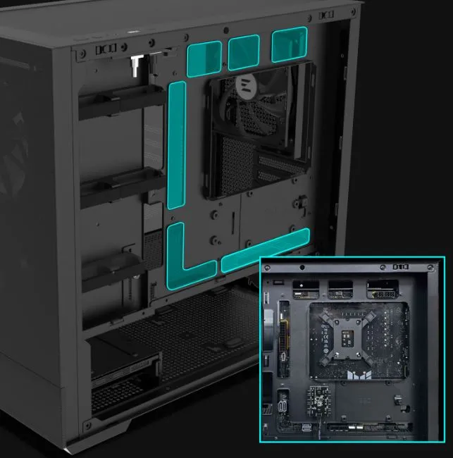 Корпус Zalman P30 Air Black без БЖ - мініатюра 22