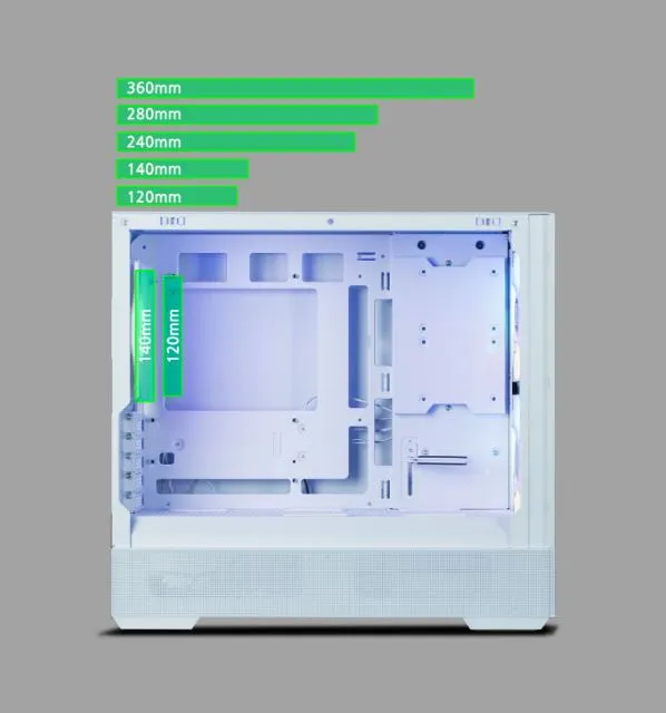 Корпус Zalman P30 Air White без БЖ - мініатюра 20