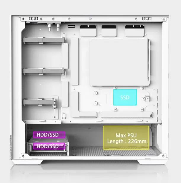 Корпус Zalman P30 Air White без БЖ - мініатюра 24
