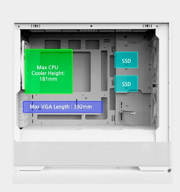 Корпус Zalman P30 Air White без БЖ - мініатюра 30