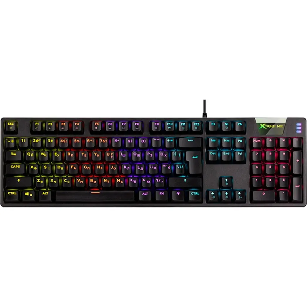 Клавiатура Xtrike Me GK-981UA Black - зображення 1