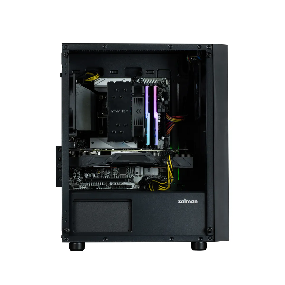 Корпус Zalman T3 Plus Black без БЖ - мініатюра 5