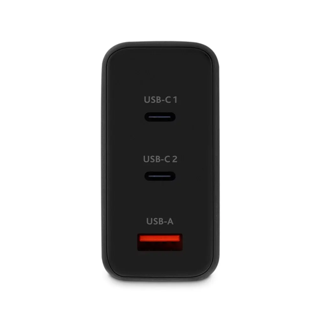 Мережевий зарядний пристрій Ttec SmartCharger Trio GAN 2хUSB-C/USB-A /120Вт Black (2SCG04S) - мініатюра 3