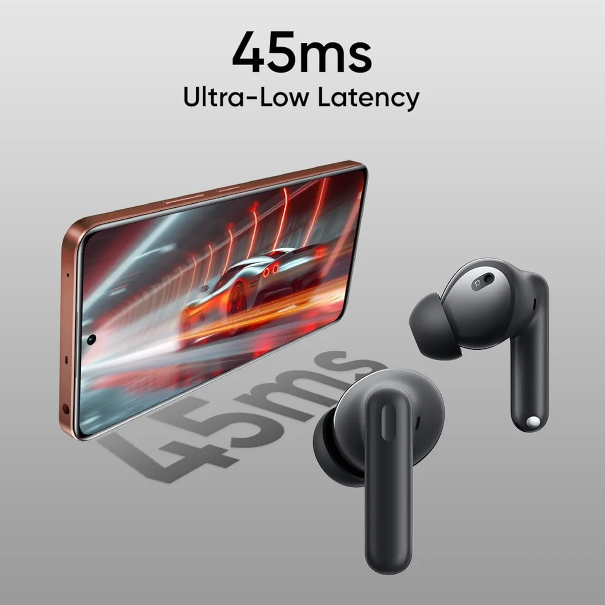 Bluetooth-гарнітура Realme Buds T310 Black - мініатюра 15