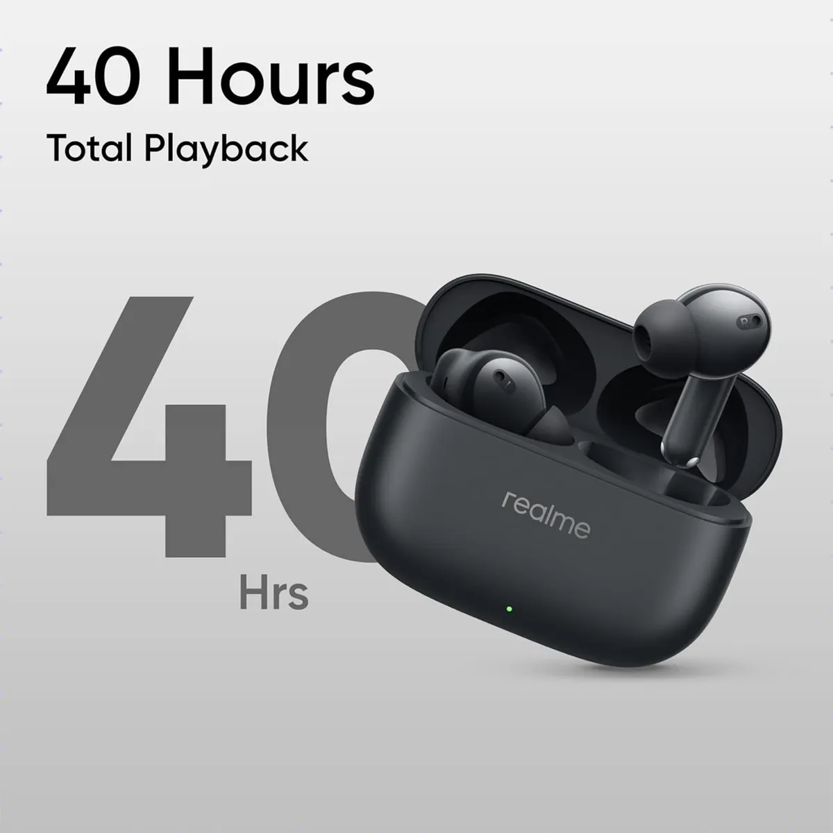 Bluetooth-гарнітура Realme Buds T310 Black - мініатюра 16
