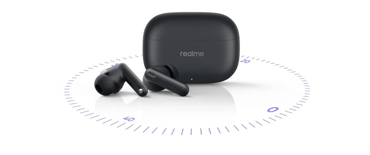 Bluetooth-гарнітура Realme Buds T310 Black - мініатюра 7