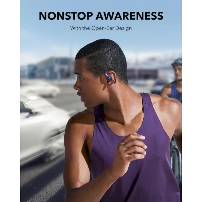 Bluetooth-гарнітура Anker SoundCore AeroFit Pro Purple (A3871GQ1) - мініатюра 8