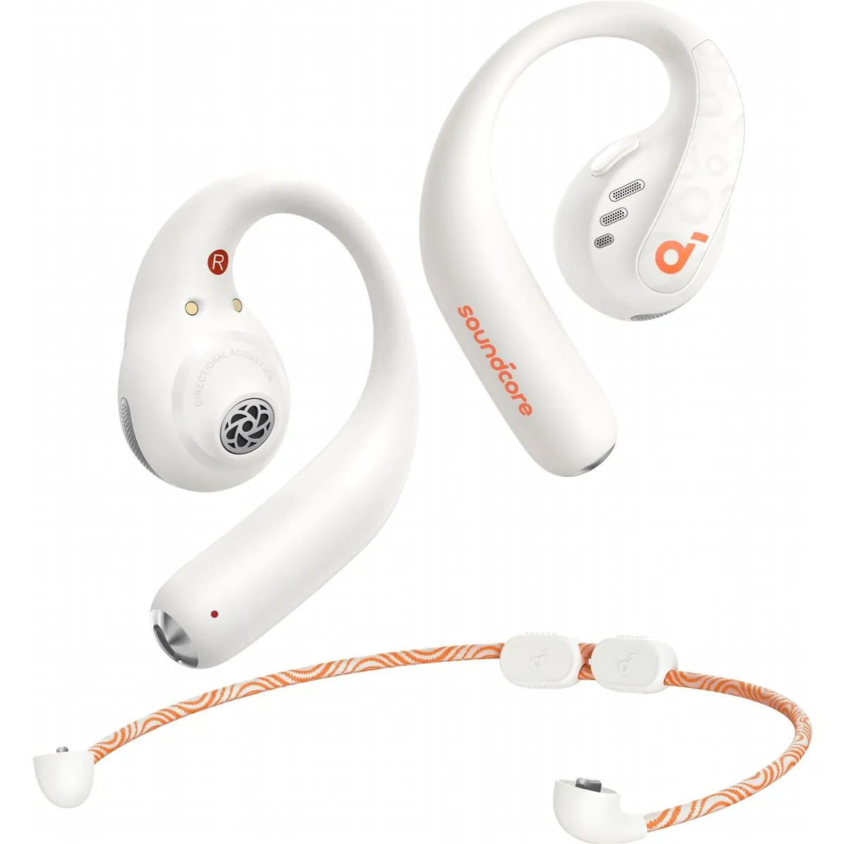 Bluetooth-гарнітура Anker SoundCore AeroFit Pro White (A3871G21) - зображення 1