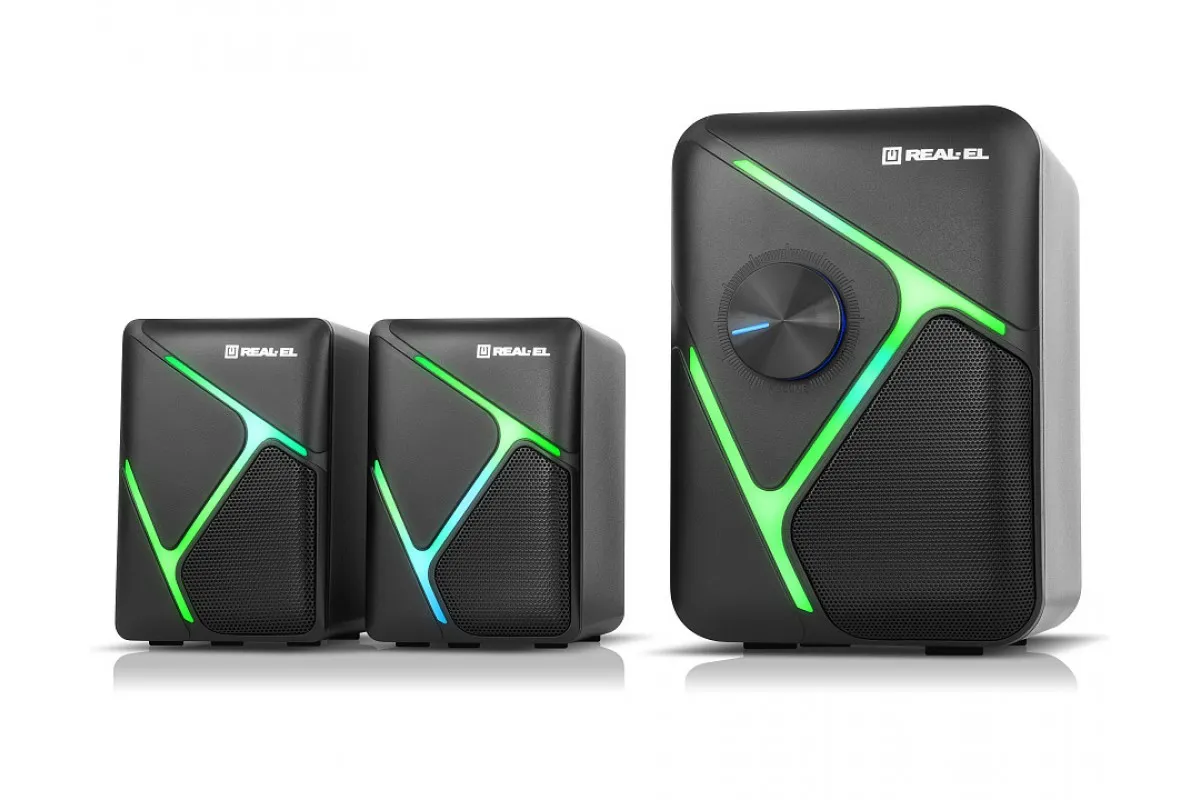 Акустична система REAL-EL M-320 Black - мініатюра 2