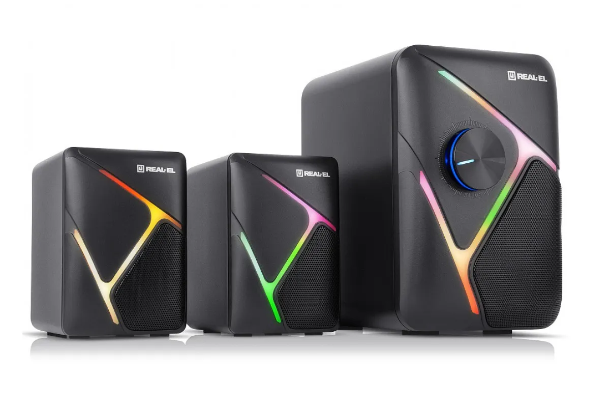 Акустична система REAL-EL M-320 Black - мініатюра 4