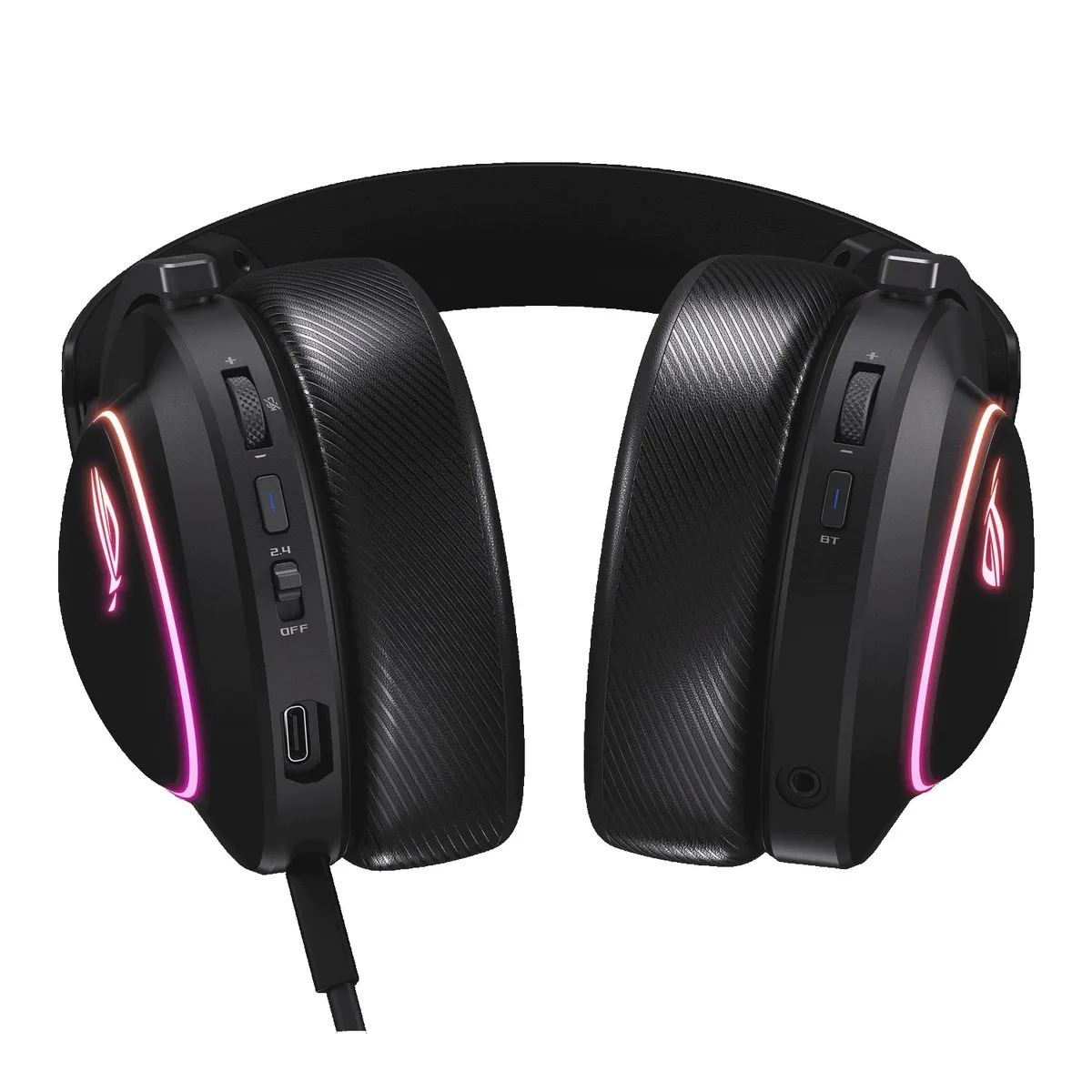 Bluetooth-гарнітура Asus ROG Delta II Wireless Black (90YH03W0-BHUA00) - мініатюра 3