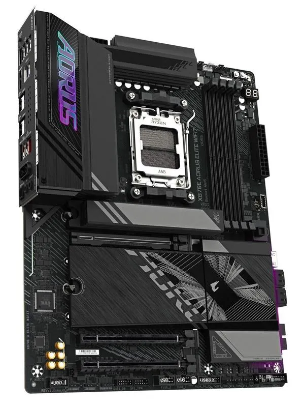 Материнська плата Gigabyte X870E Aorus Elite WiFi7 Socket AM5 - мініатюра 2