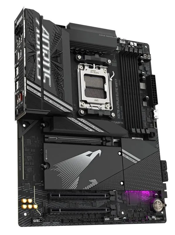 Материнська плата Gigabyte X870 Aorus Elite WiFi7 Socket AM5 - мініатюра 3