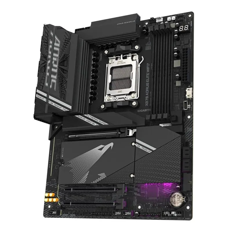 Материнська плата Gigabyte X870 Aorus Elite WiFi7 Socket AM5 - мініатюра 4