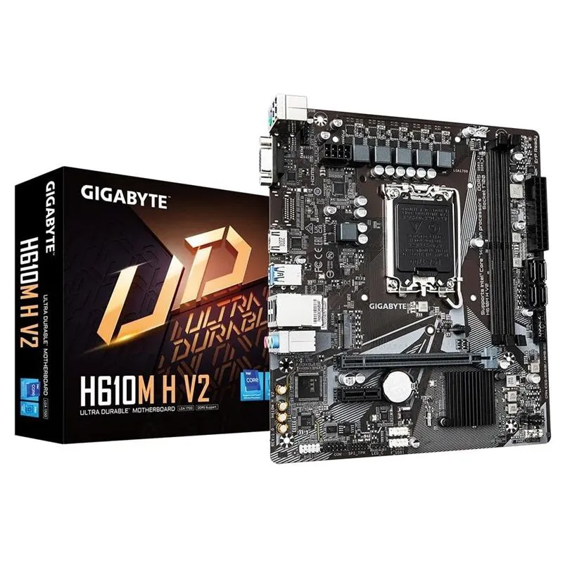 Материнська плата Gigabyte H610M H V2 Socket 1700 - мініатюра 4