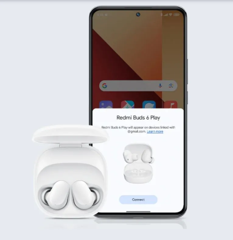 Bluetooth-гарнітура Xiaomi Redmi Buds 6 Play White (BHR8773GL) - мініатюра 18