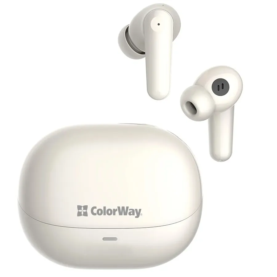 Bluetooth-гарнітура СolorWay Slim TWS-1 Earbuds Long Life Beige (CW-TWS1BE) - мініатюра 28