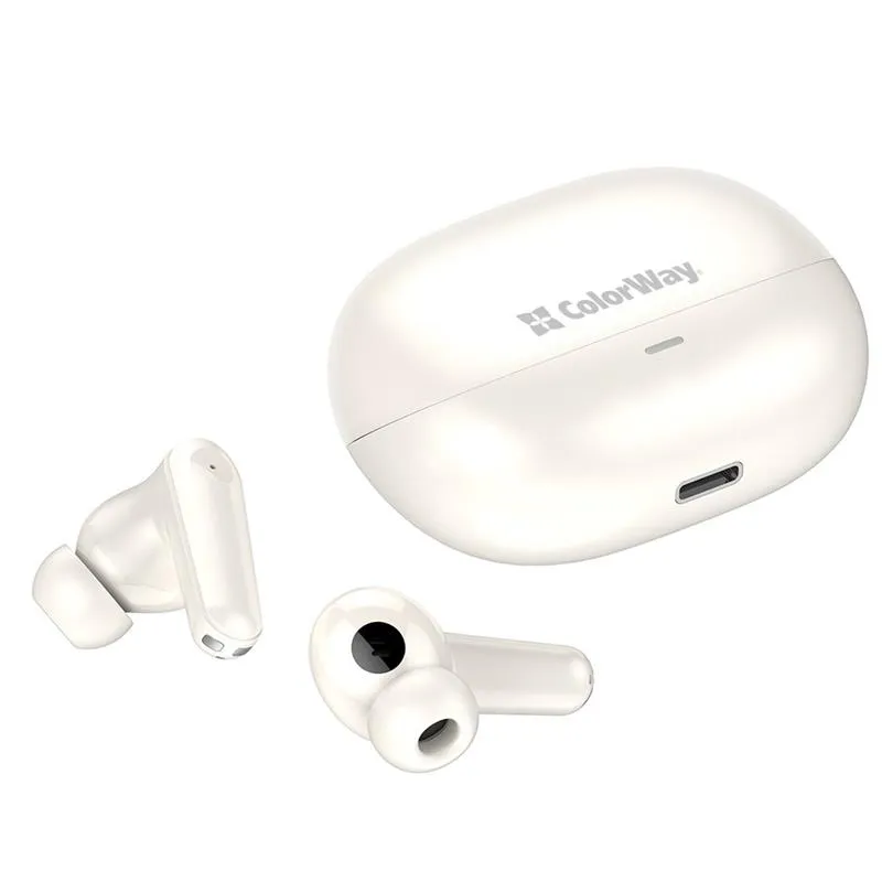 Bluetooth-гарнітура СolorWay Slim TWS-1 Earbuds Long Life Beige (CW-TWS1BE) - мініатюра 6