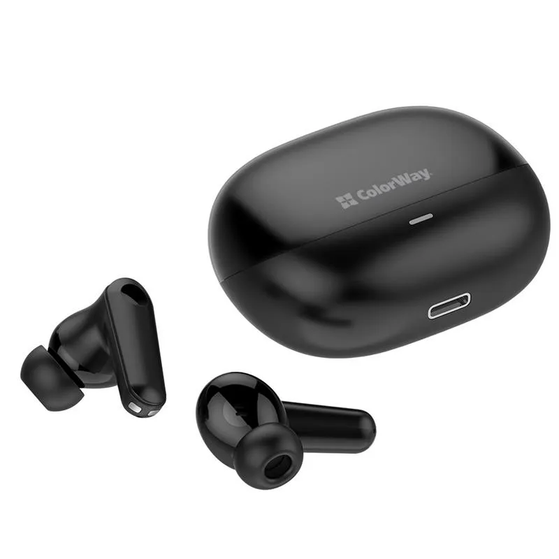 Bluetooth-гарнітура СolorWay Slim TWS-1 Earbuds Long Life Black (CW-TWS1BK1) - мініатюра 4