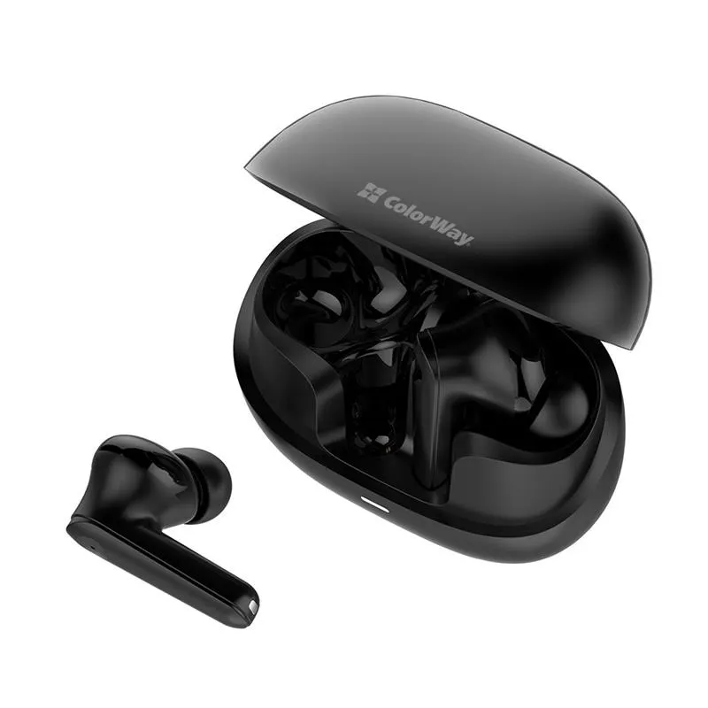 Bluetooth-гарнітура СolorWay Slim TWS-1 Earbuds Long Life Black (CW-TWS1BK1) - мініатюра 7