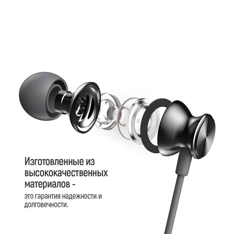 Гарнітура СolorWay 3.5 mm Wired Earphone UrbanBeat Black (CW-WD03BK) - мініатюра 10