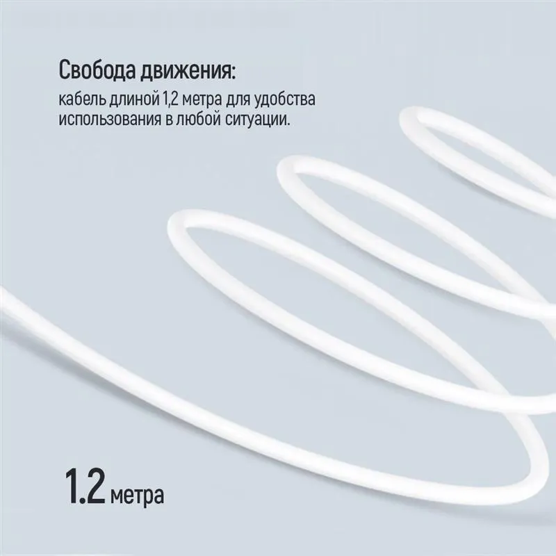 Гарнітура СolorWay 3.5 mm Wired Earphone Sound Wave White (CW-WD04WT) - мініатюра 8