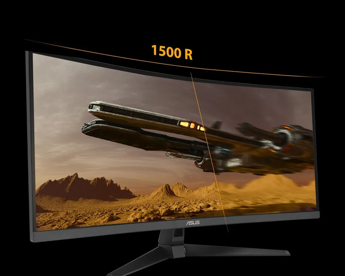 Монітор Asus 34" TUF Gaming VG34VQ3B (90LM0AA0-B01170) VA Black Curved 180Hz - мініатюра 6