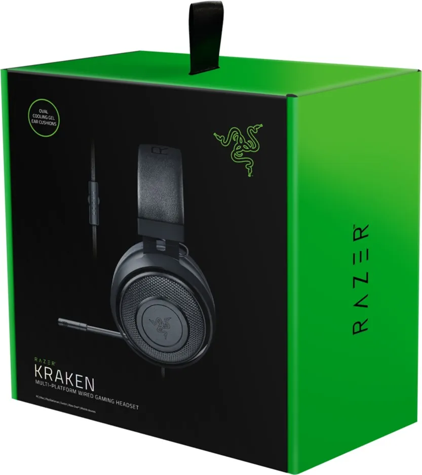 Навушники Razer Kraken Black (RZ04-02830100-R3U1) - мініатюра 5