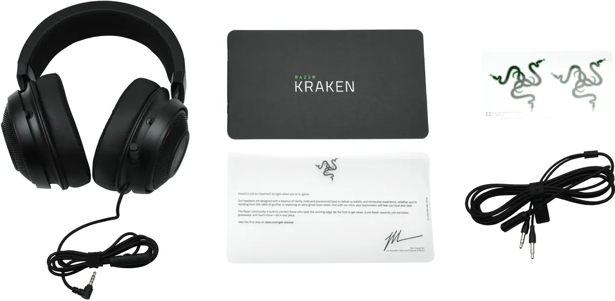 Навушники Razer Kraken Black (RZ04-02830100-R3U1) - мініатюра 7
