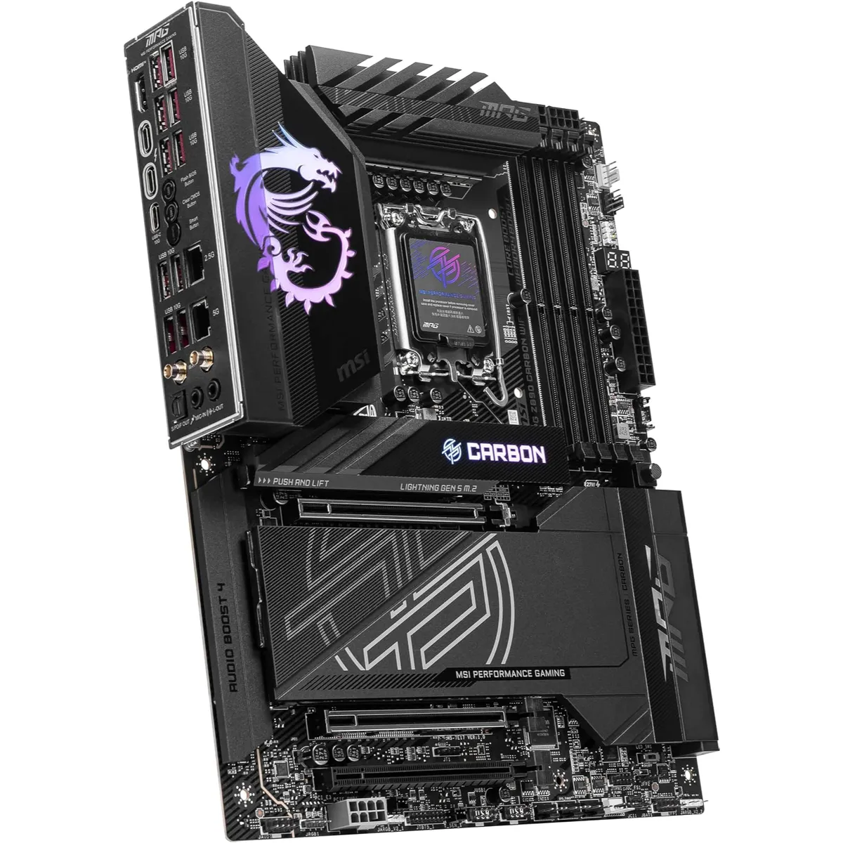 Материнська плата MSI MPG X870E Carbon WiFi Socket AM5 - мініатюра 9