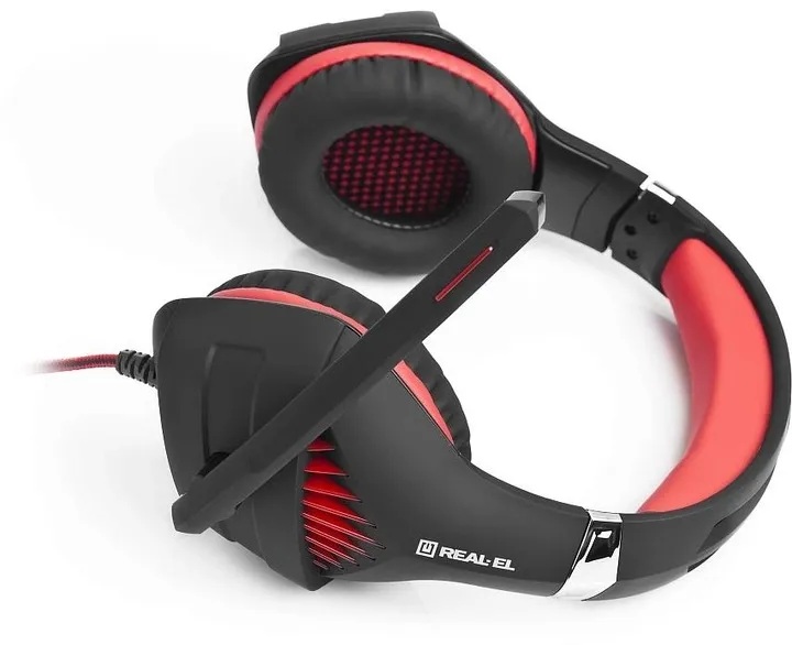 Гарнітура REAL-EL GDX-7600 Black/Red - мініатюра 2