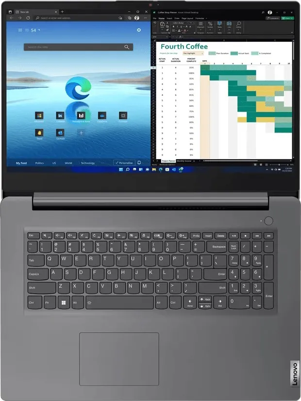 Ноутбук Lenovo V17 G4 IRU (83A2001YRA) Iron Grey - мініатюра 4