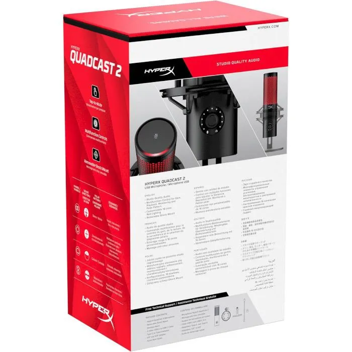 Мікрофон HyperX Quadcast 2 (872V1AA) - мініатюра 8
