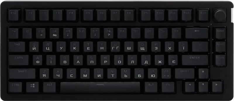 Клавіатура HyperX Alloy Rise 75 PBT Mechanical HyperX Red Black (7G7A4AA) - мініатюра 3