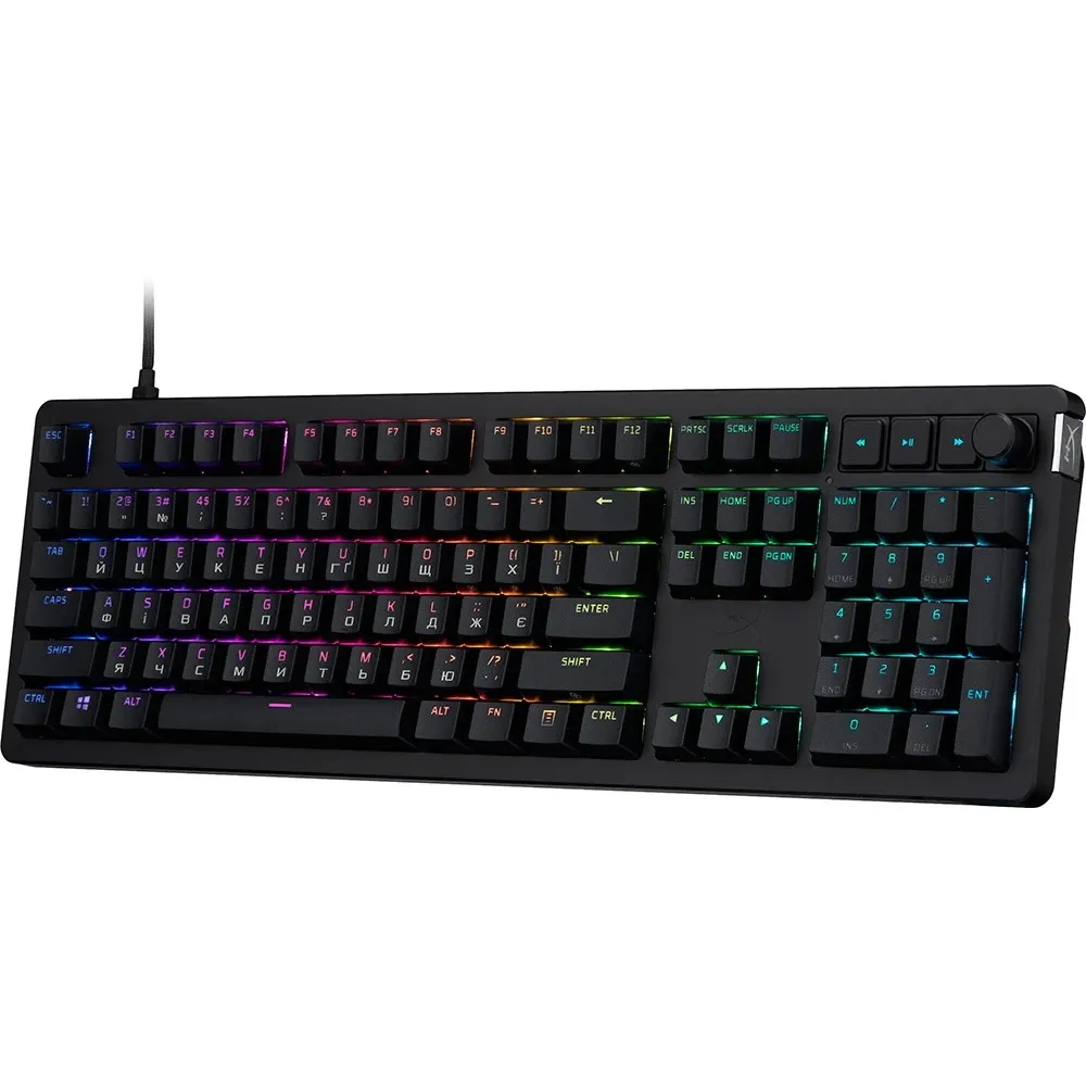 Клавіатура HyperX Alloy Rise PBT HX Red Black (7G7A3AA) - мініатюра 3