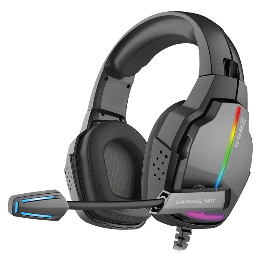 Навушники REAL-EL GDX-7680 Black - зображення 1