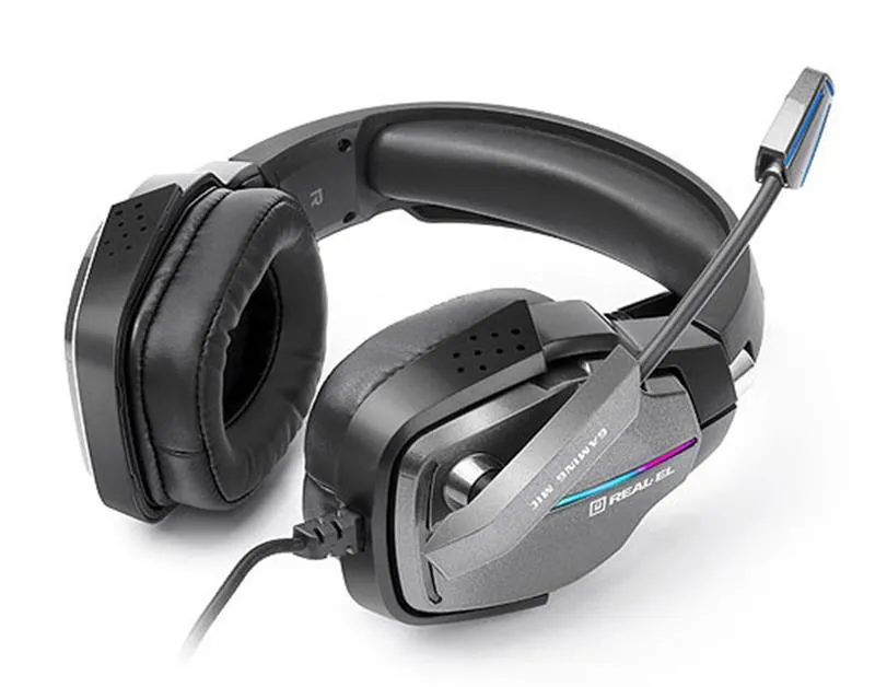 Навушники REAL-EL GDX-7680 Black - мініатюра 4