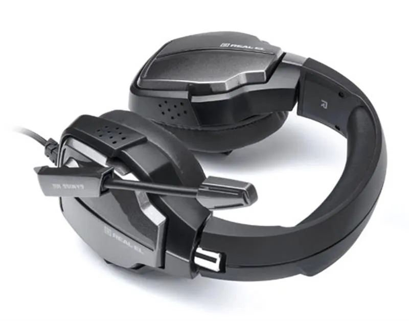 Навушники REAL-EL GDX-7680 Black - мініатюра 6