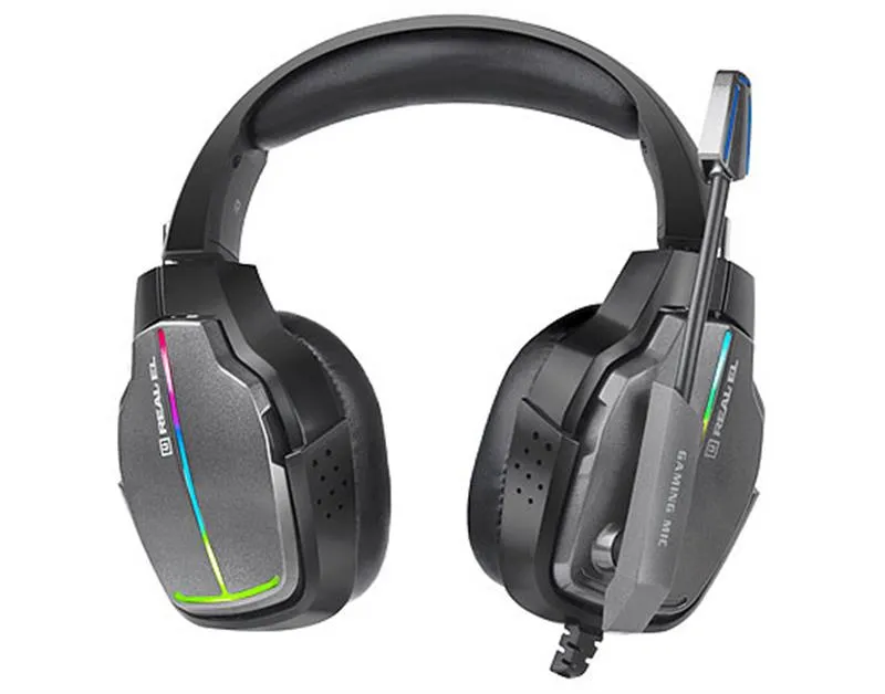Навушники REAL-EL GDX-7680 Black - мініатюра 7