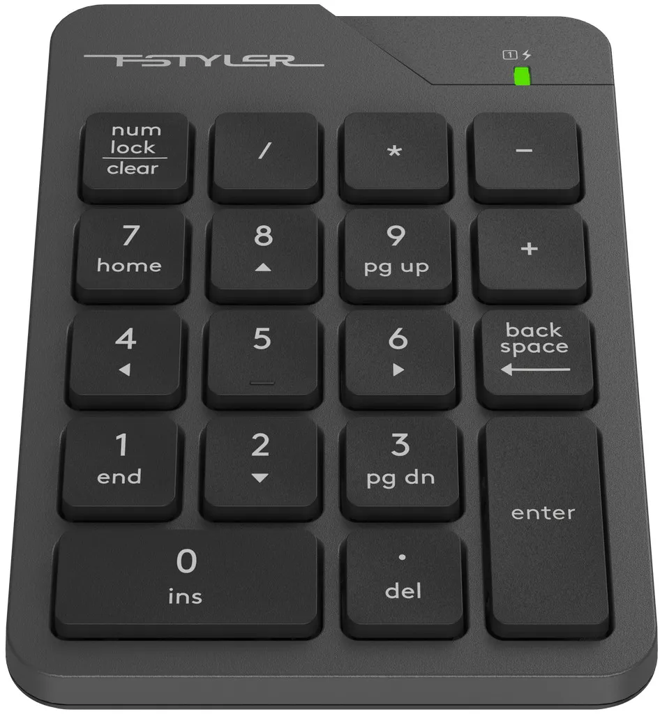 Клавіатура цифрова A4Tech Fstyler FGK21C Grey - мініатюра 3