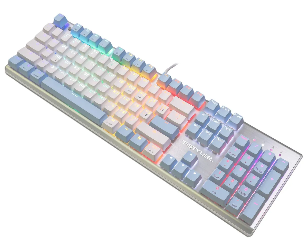 Клавіатура A4Tech Fstyler FS100 Icy Blue - мініатюра 3