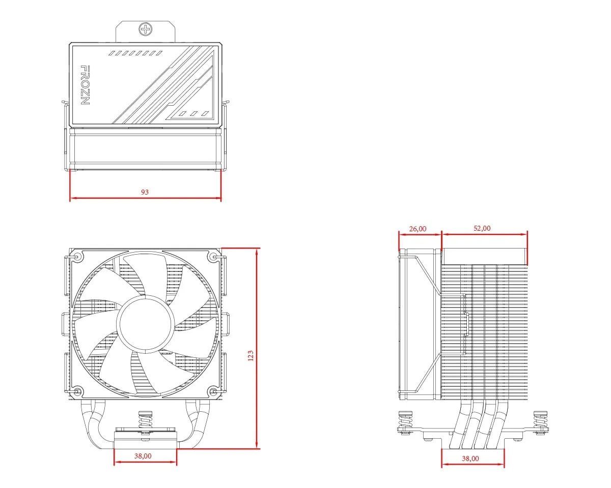 Кулер процесорний ID-Cooling Frozn A400 ARGB - мініатюра 6