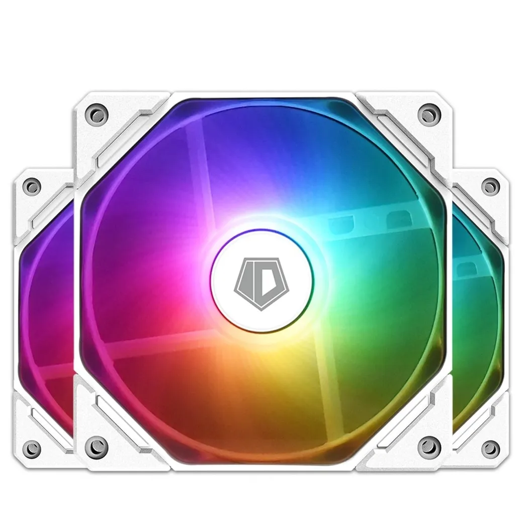 Вентилятор ID-Cooling TF-12025-Pro ARGB Trio White - мініатюра 4