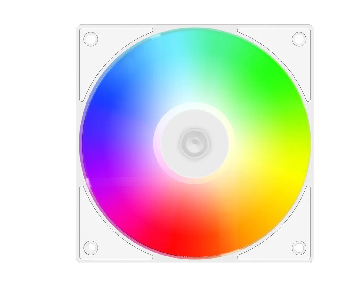 Вентилятор ID-Cooling AS-120-ARGB-W - зображення 1