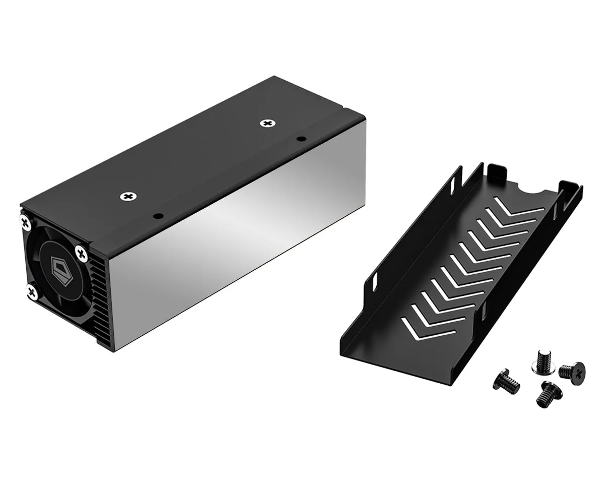 Радіатор охолодження для SSD ID-Cooling Zero M25 M.2 2280 Black - мініатюра 6