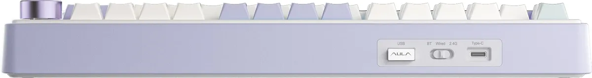 Клавіатура бездротова Aula F75 White (6948391208640) - мініатюра 5