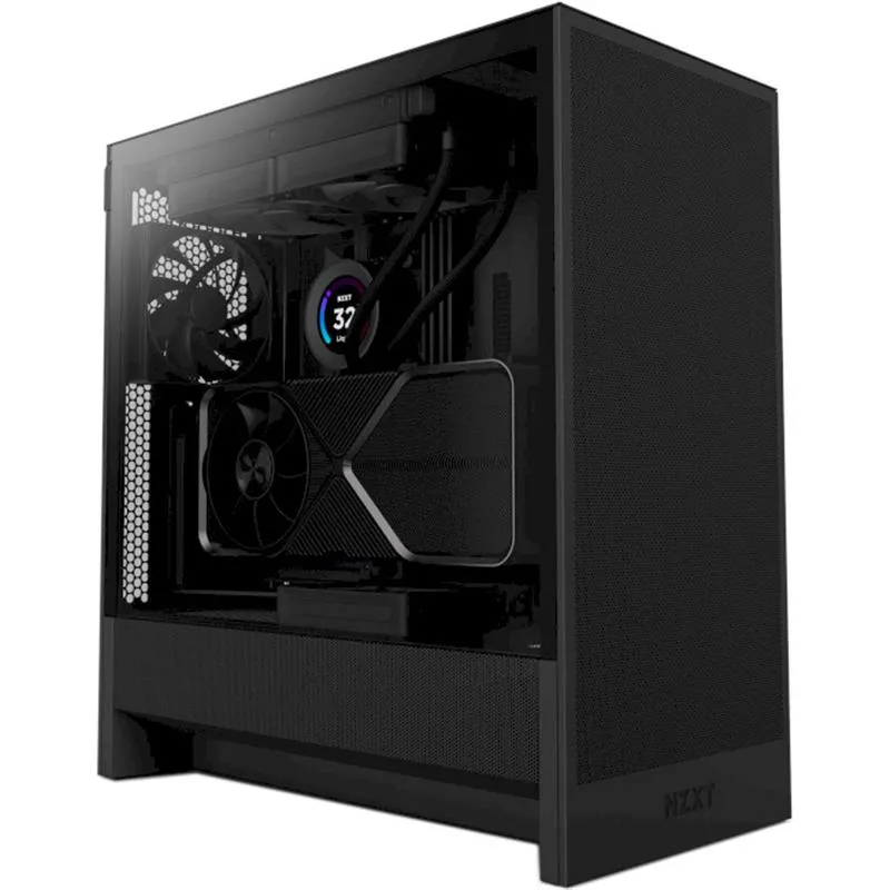 Корпус NZXT H5 Flow Black (CC-H52FB-01) без БЖ - зображення 1